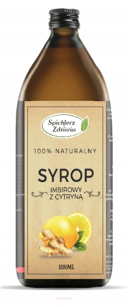 Syrop imbirowy z cytryną 1L 100% NFC