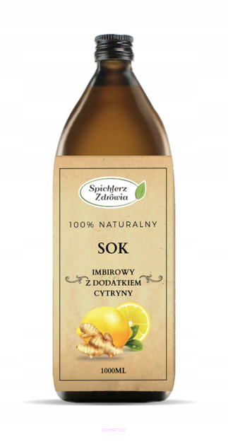 SOK Z IMBIRU 1L Z DODATKIEM CYTRYNY