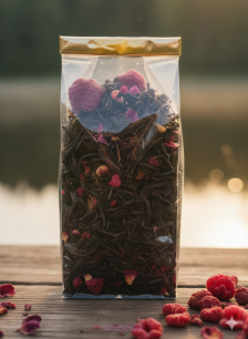 HERBATA CZARNA Z MALINĄ  40G