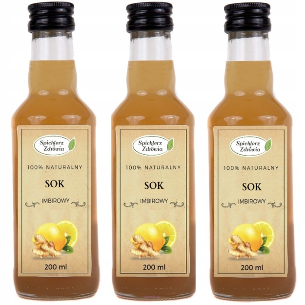 Sok imbirowy 3x200ml 100% NFC