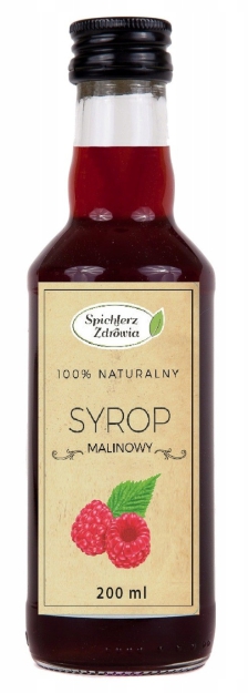 Syrop malinowy 200ml 100% NFC