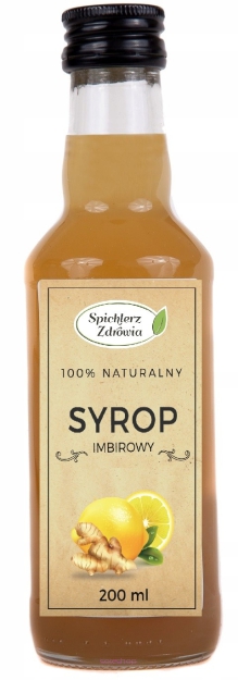 Syrop imbirowy 200ml 100% NFC